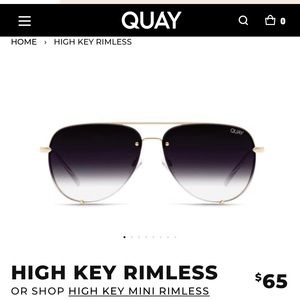 Quay high key - like new